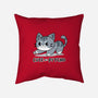 Cute But Psycho Cat-none removable cover w insert throw pillow-Ca Mask