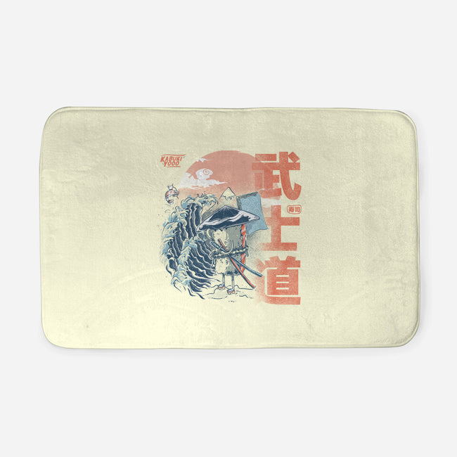 Samurai Sushi-none memory foam bath mat-IKILO