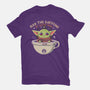 May The Caffeine Be With You-womens basic tee-erion_designs