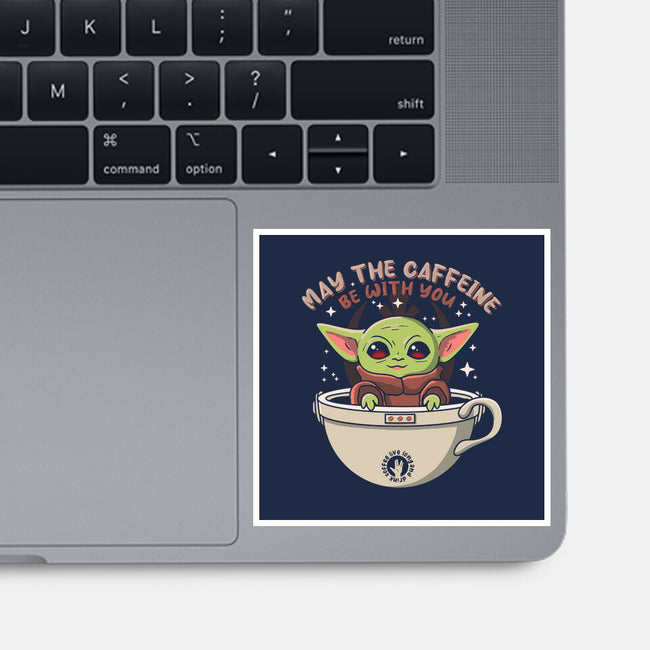 May The Caffeine Be With You-none glossy sticker-erion_designs