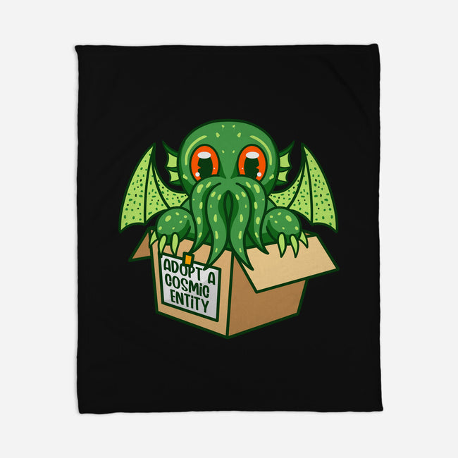 Adopt A Cosmic Entity-none fleece blanket-Nickbeta Designs