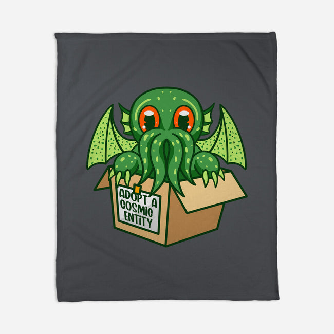 Adopt A Cosmic Entity-none fleece blanket-Nickbeta Designs