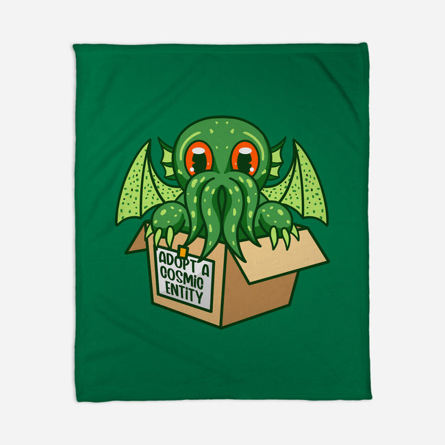 Adopt A Cosmic Entity-none fleece blanket-Nickbeta Designs