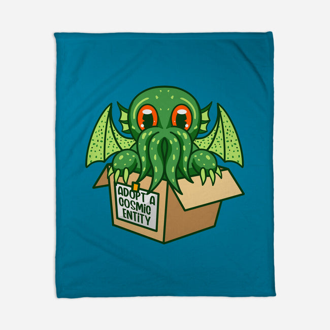 Adopt A Cosmic Entity-none fleece blanket-Nickbeta Designs