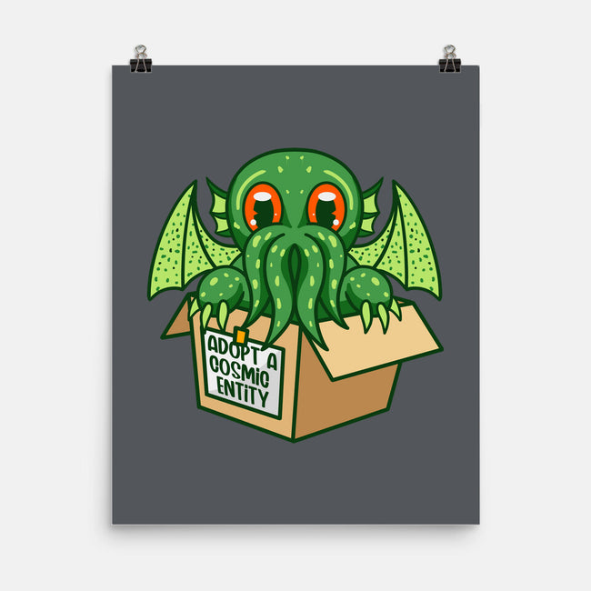 Adopt A Cosmic Entity-none matte poster-Nickbeta Designs