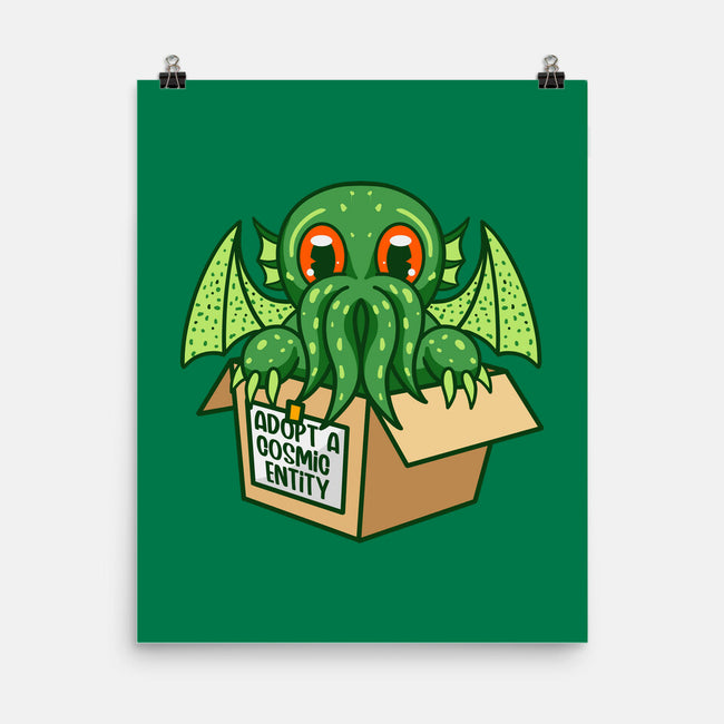 Adopt A Cosmic Entity-none matte poster-Nickbeta Designs