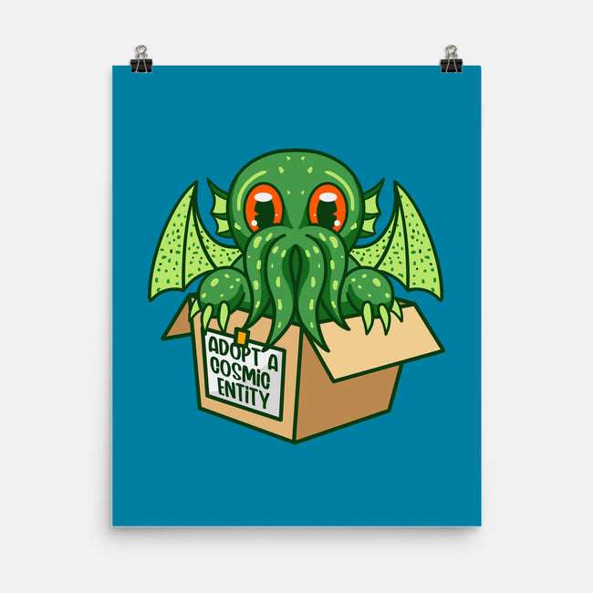 Adopt A Cosmic Entity-none matte poster-Nickbeta Designs
