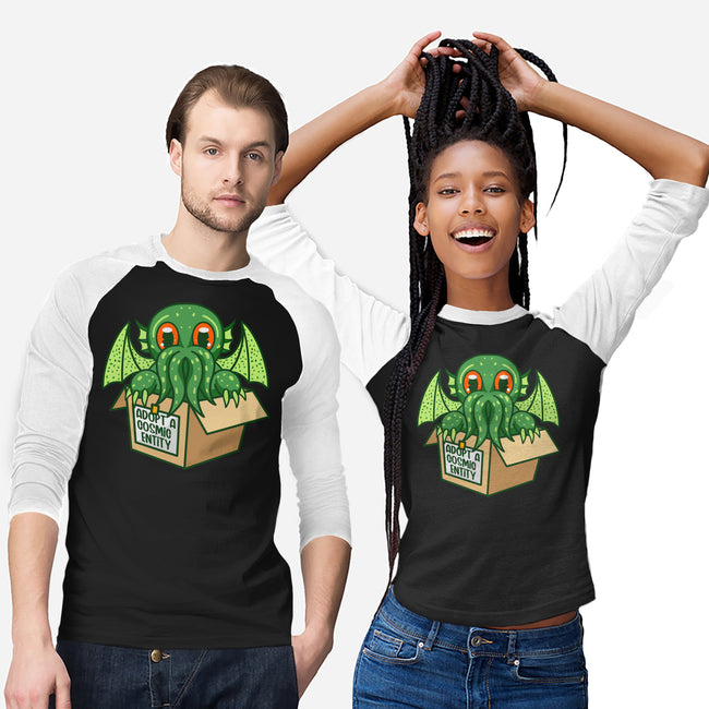 Adopt A Cosmic Entity-unisex baseball tee-Nickbeta Designs