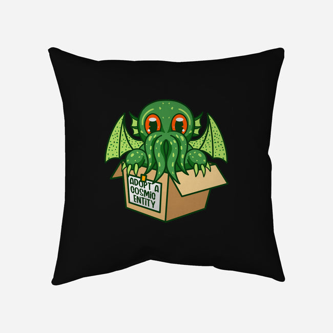 Adopt A Cosmic Entity-none removable cover w insert throw pillow-Nickbeta Designs