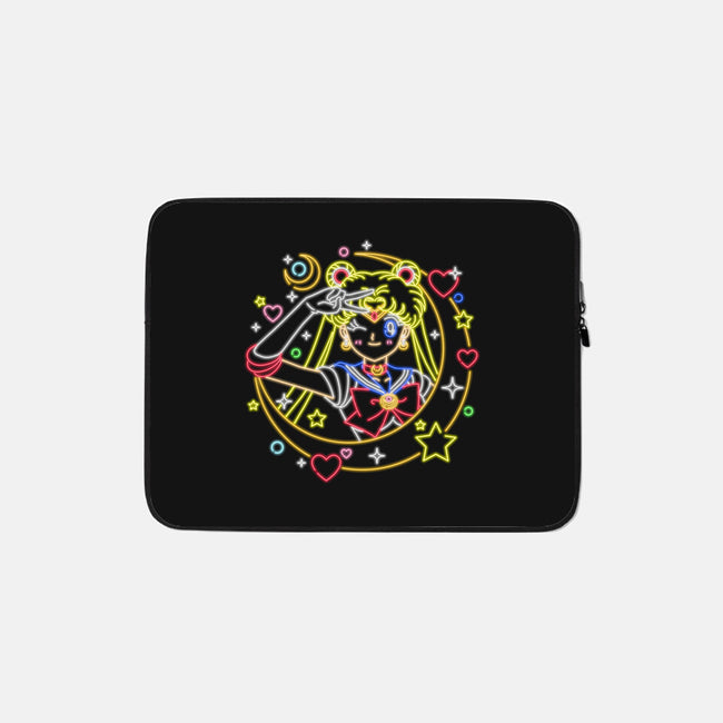 Sailor Scout Neon-none zippered laptop sleeve-Diegobadutees