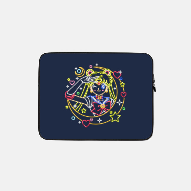 Sailor Scout Neon-none zippered laptop sleeve-Diegobadutees