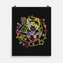 Sailor Scout Neon-none matte poster-Diegobadutees