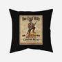One Eyed Willy Rum-none removable cover w insert throw pillow-NMdesign