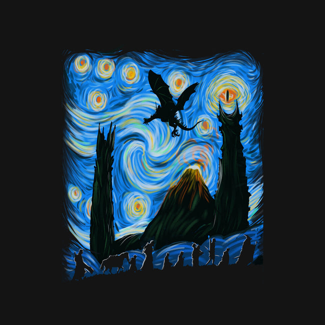 Fellowship In Starry Night-mens long sleeved tee-fanfabio