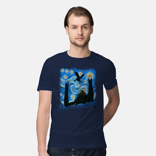 Fellowship In Starry Night-mens premium tee-fanfabio