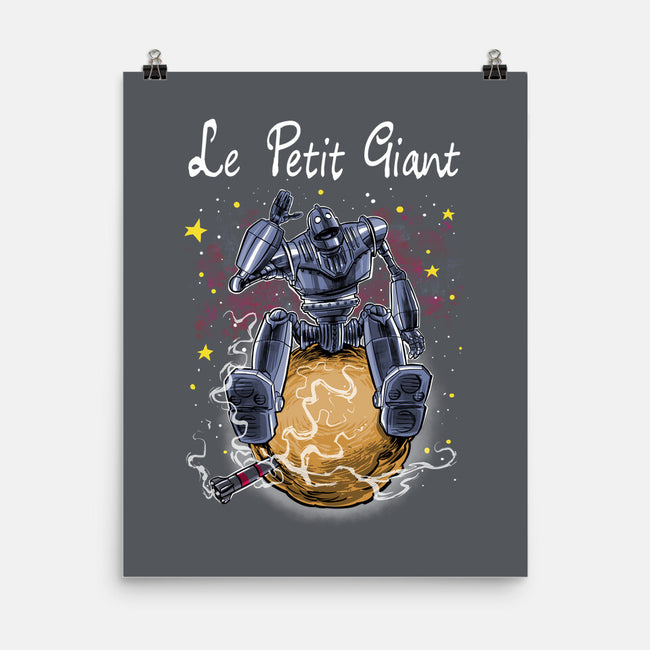 Le Petit Giant-none matte poster-zascanauta
