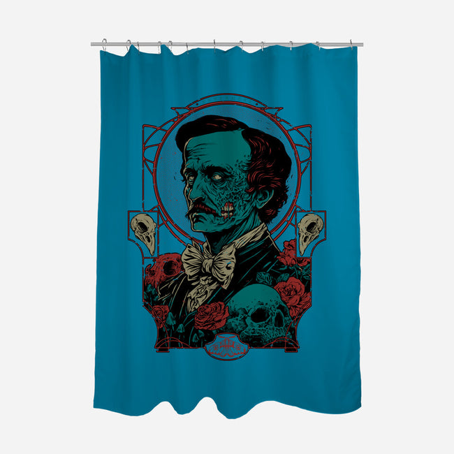 Horrific Portrait-none polyester shower curtain-Hafaell