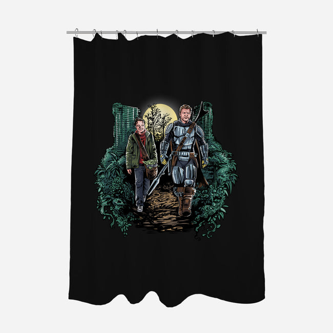 The Last of Mandalorians-none polyester shower curtain-zascanauta