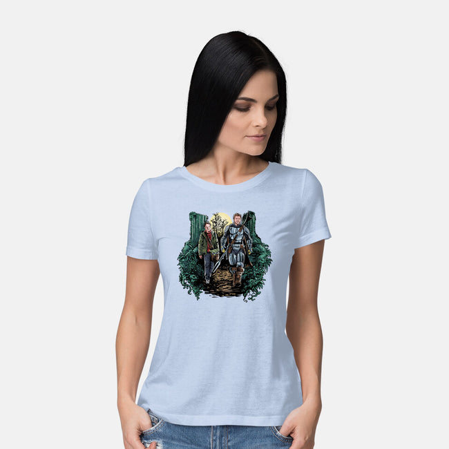 The Last of Mandalorians-womens basic tee-zascanauta