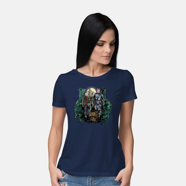 The Last of Mandalorians-womens basic tee-zascanauta