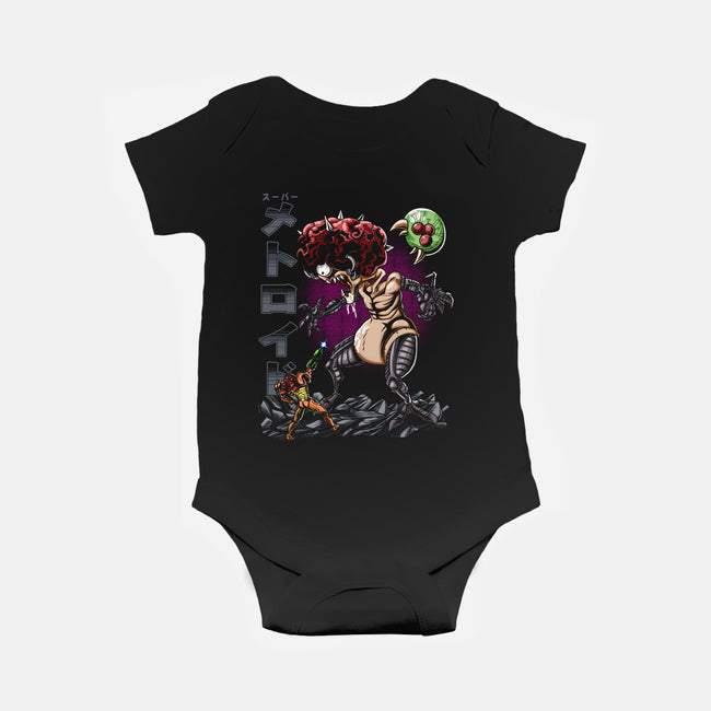 Game Over Motherbrain-baby basic onesie-Diego Oliver