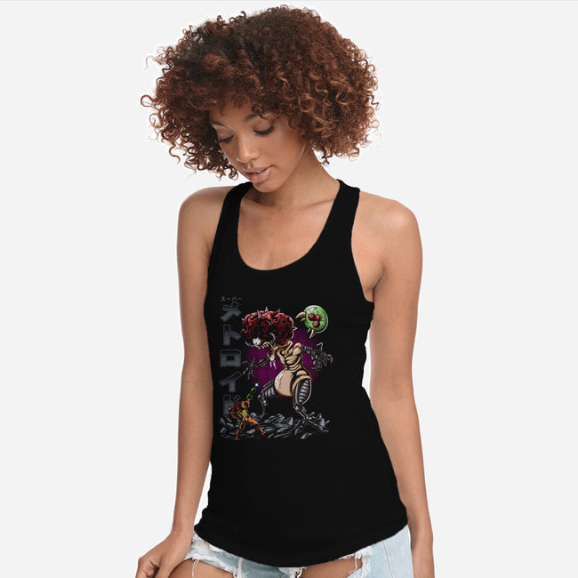 Game Over Motherbrain-womens racerback tank-Diego Oliver