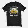 Here For The Beers-mens basic tee-Weird & Punderful