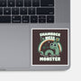 Shamrock Ness Monster-none glossy sticker-Weird & Punderful