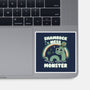 Shamrock Ness Monster-none glossy sticker-Weird & Punderful
