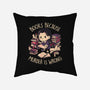 Books Because Murder Is Wrong-none removable cover throw pillow-eduely