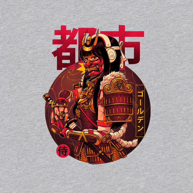 Golden Urban Samurai-unisex zip-up sweatshirt-Bruno Mota