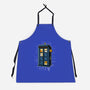 Cat Time Travel-unisex kitchen apron-erion_designs