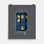 Cat Time Travel-none matte poster-erion_designs