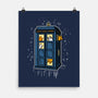 Cat Time Travel-none matte poster-erion_designs