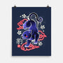 Japanese Panther Street Art-none matte poster-NemiMakeit