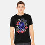 Japanese Panther Street Art-mens heavyweight tee-NemiMakeit
