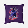 Japanese Panther Street Art-none removable cover w insert throw pillow-NemiMakeit