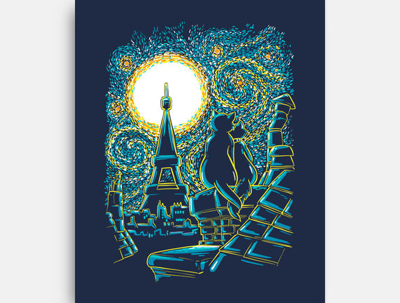 Starry Paris Cats