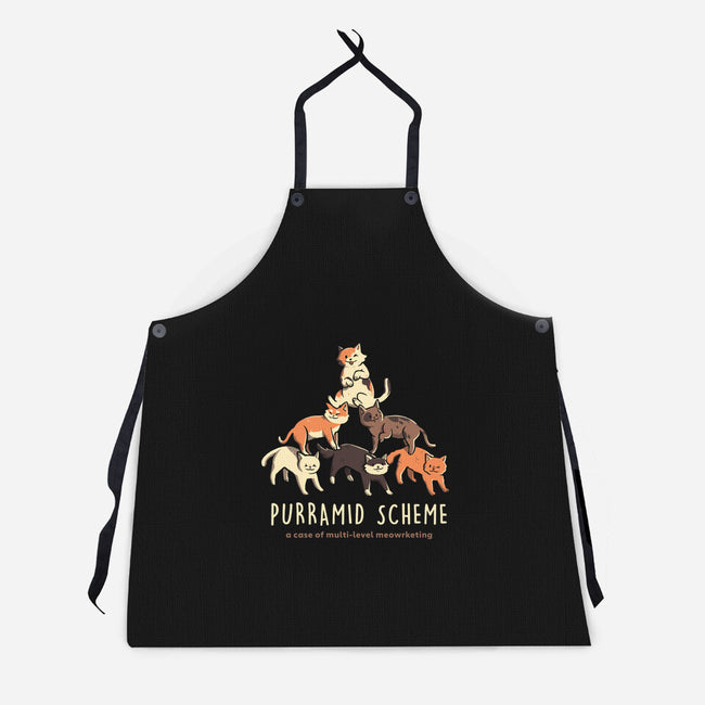 Purramid Scheme-unisex kitchen apron-eduely
