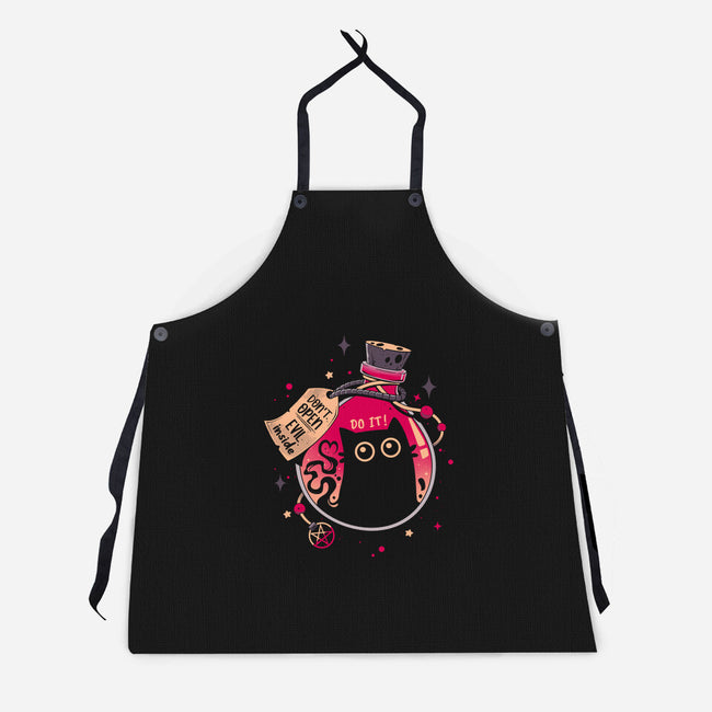 Bottled Menace-unisex kitchen apron-Snouleaf