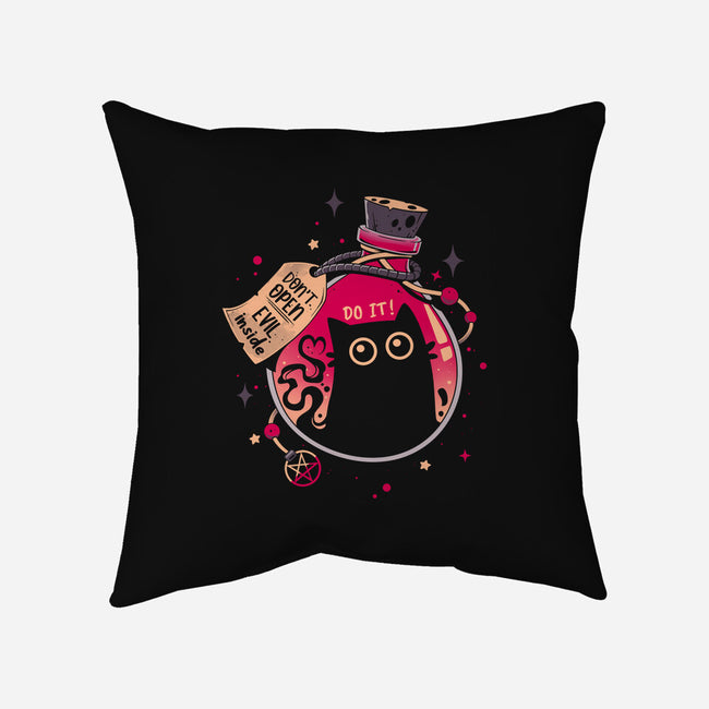 Bottled Menace-none removable cover throw pillow-Snouleaf