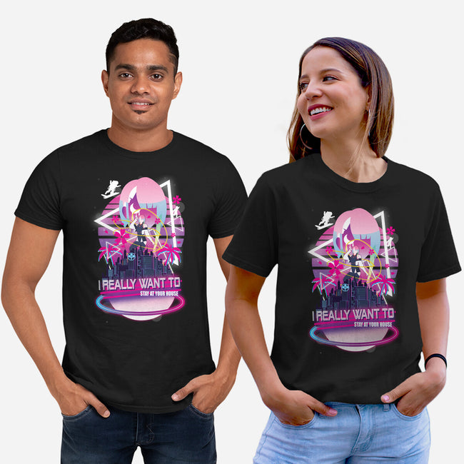 Cyberpunk Vaporwave-unisex basic tee-SwensonaDesigns