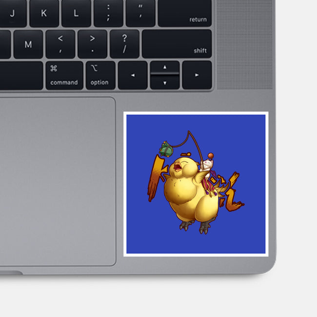 Remember To Feed Him-none glossy sticker-Sarya