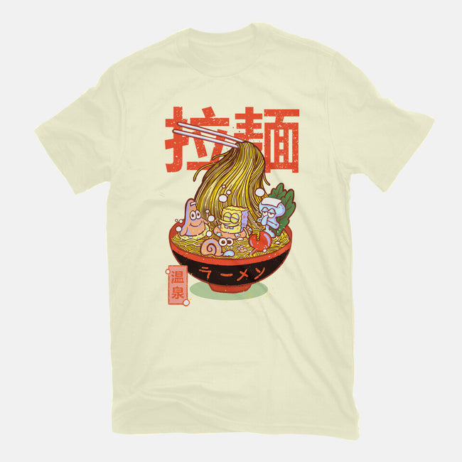 Krusty Onsen Ramen-mens basic tee-Ionfox