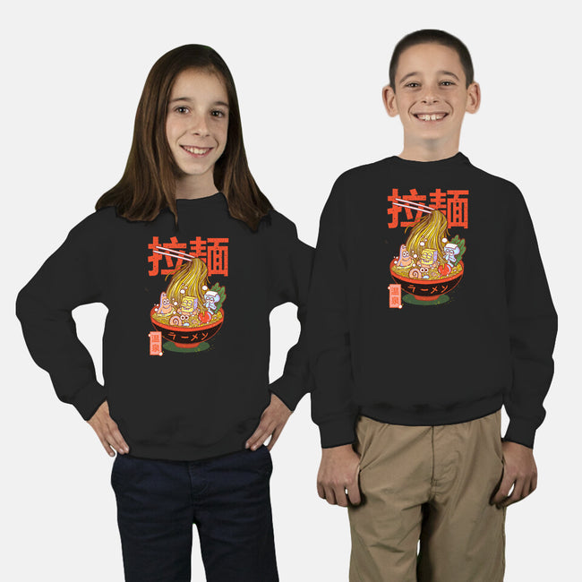 Krusty Onsen Ramen-youth crew neck sweatshirt-Ionfox