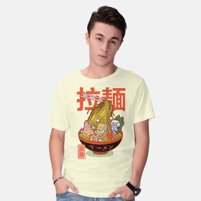 Krusty Onsen Ramen-mens basic tee-Ionfox