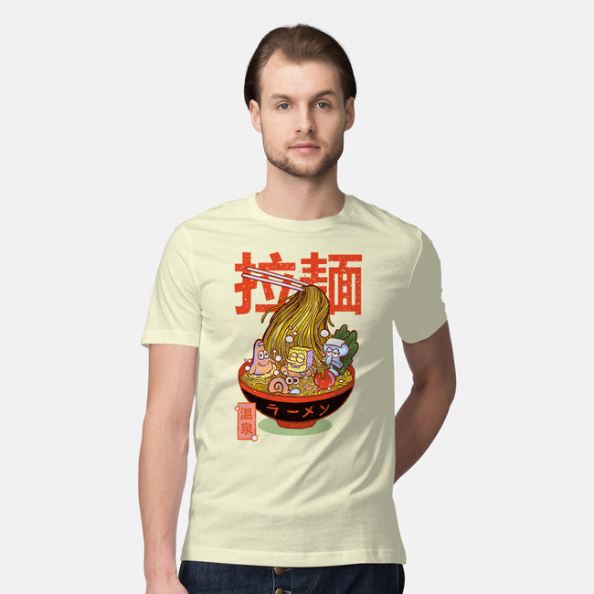 Krusty Onsen Ramen-mens premium tee-Ionfox