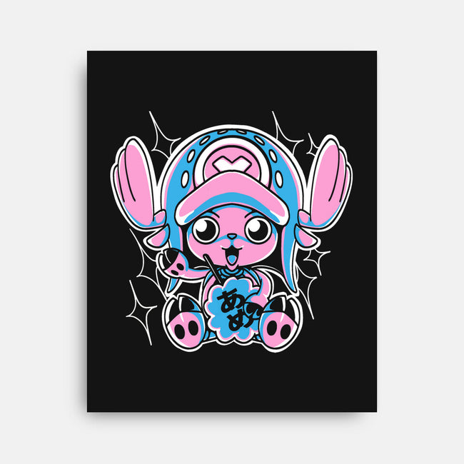 Lucky Reindeer-none stretched canvas-estudiofitas