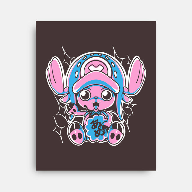 Lucky Reindeer-none stretched canvas-estudiofitas