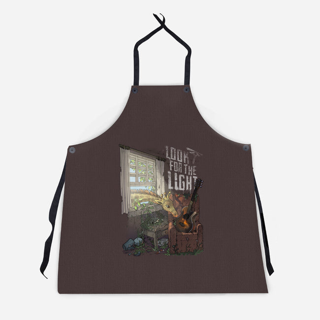 Always Look For The Light-unisex kitchen apron-MoisEscudero